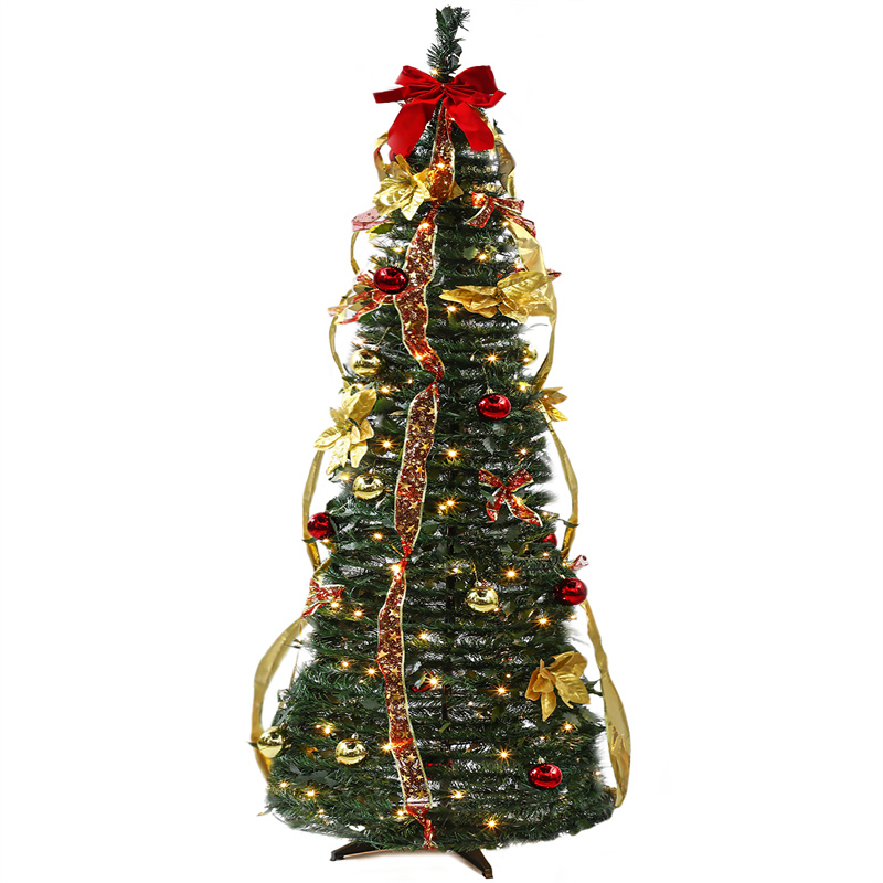 Inflectable christmas-Árbol de Navidad plegable de 1,8 m